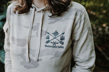 Load image into Gallery viewer, Ladies Oatmeal Camo Hoodie FINAL SALE
