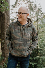 Load image into Gallery viewer, Men&#39;s Olive Camo Hoodie FINAL SALE
