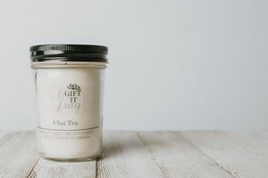 Chai Tea Gift It Gray Soy Candle