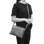 Solar Crossbody - Charcoal Grey