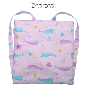 Towel Backpack - Narwhal/Starfish