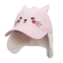 Load image into Gallery viewer, Kids Cap with Earflaps - Cat
