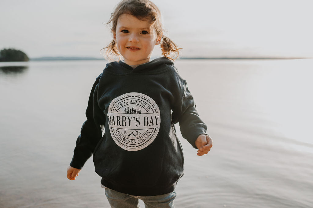 Barry's Bay Life Toddler Hoodie - Navy