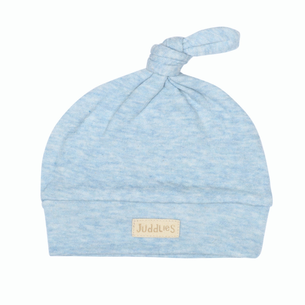 Newborn Hat - Blue Fleck