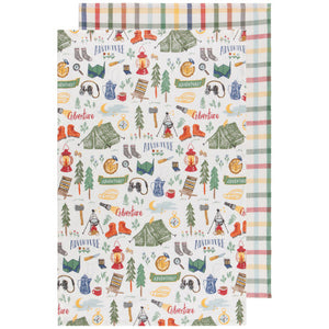 Out & About Tea Towel - Set of 2