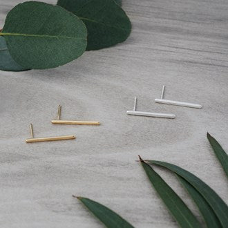 Stick Studs - Silver