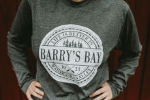 Load image into Gallery viewer, Barry&#39;s Bay Life Adult Long Sleeved Tee - Heather Charcoal
