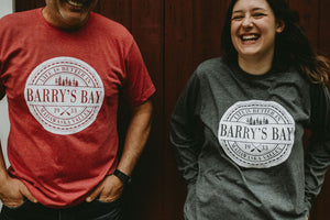 Barry's Bay Life Adult Long Sleeved Tee - Heather Charcoal