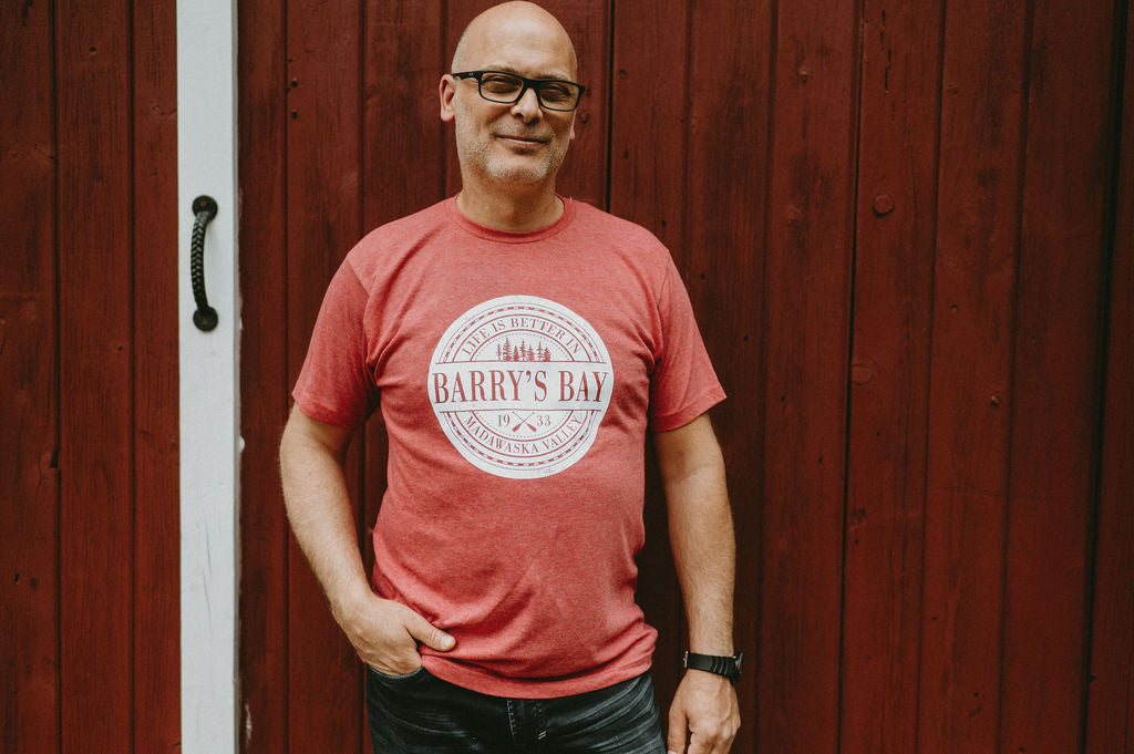 Barry's Bay Life Adult T-Shirt - Heather Red